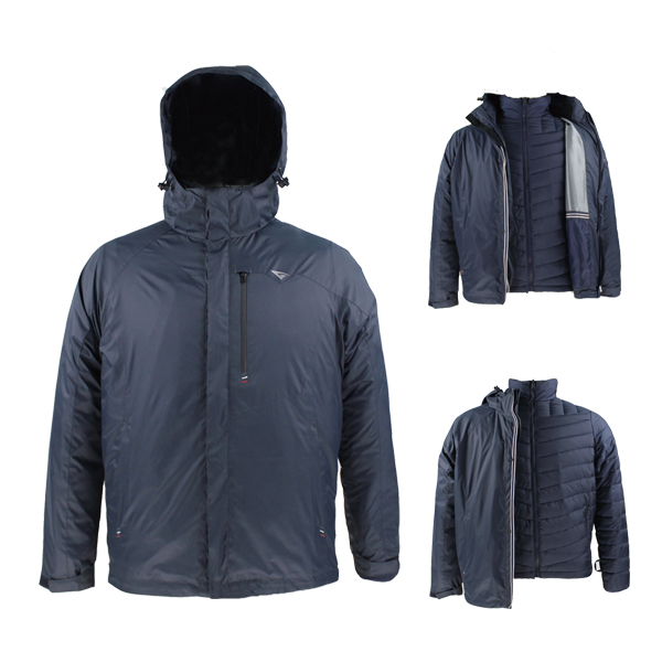 GL8375 Mens Outdoor 3 in 1 Ski Winter Jacket with Waterproof Fashion Fabric
