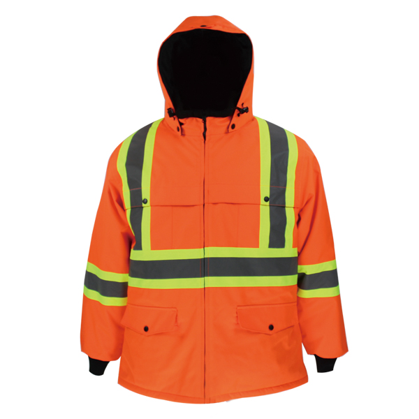 GL8388 Classica  Hi Vis Safety Mens Winter Waterproof Workwear Jacket with Strong Fabric