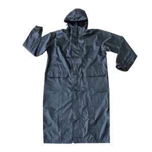 GL8545 Men’s Long Rain Jacket with Hood and Full Seam Taped