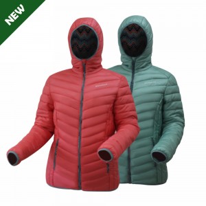 GL8814 Womens Outdoor Winter Jacket nga adunay Classical Style, Fashion Shining Fabric