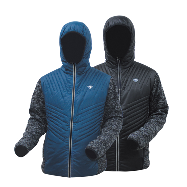 GL8824 Mens Outdoor Winter Jacket nga adunay Lahi nga Tela ug Segmented nga Pagtahi