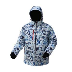 GL8829 Mens Outdoor Jacket in Winter with Waterproof Overall Printing Fabric