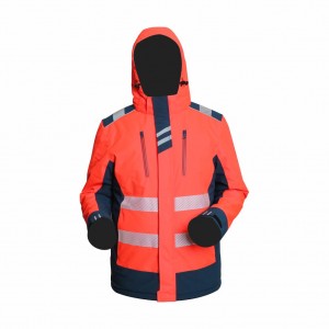 Workwear Practical Winter Jacket for Men with Strong Fabric