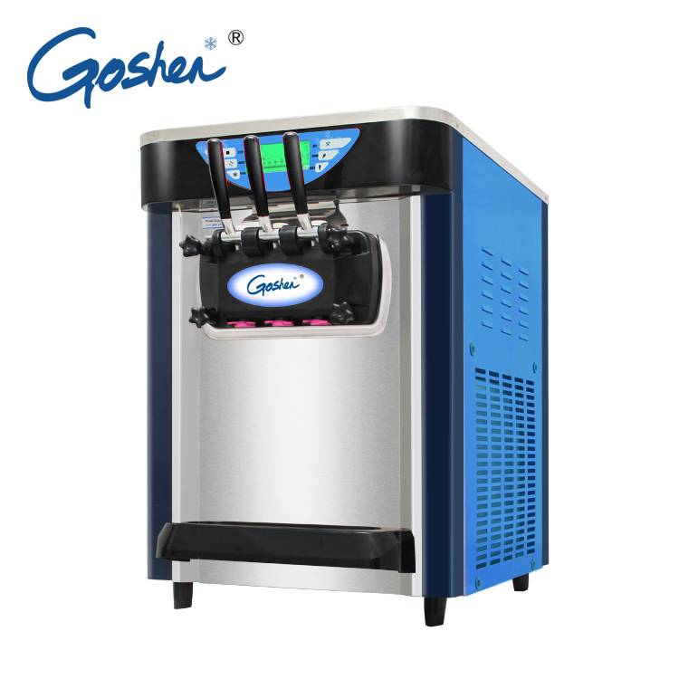 OEM / ODM Manufacturer China 3 Flavors Soft Serve Ice Cream Machine Ce EMC Giuyonan