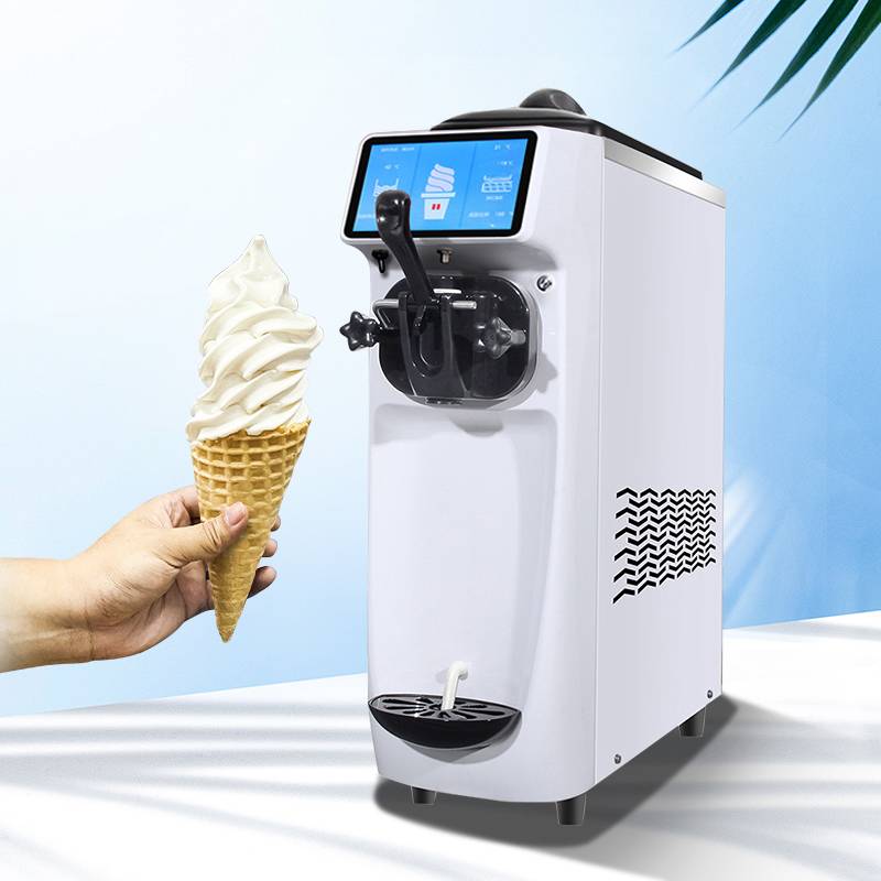 Mini table top soft ice cream machine for sale