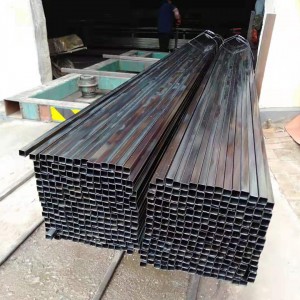 iron straight welded 40×40 ms square steel pipe
