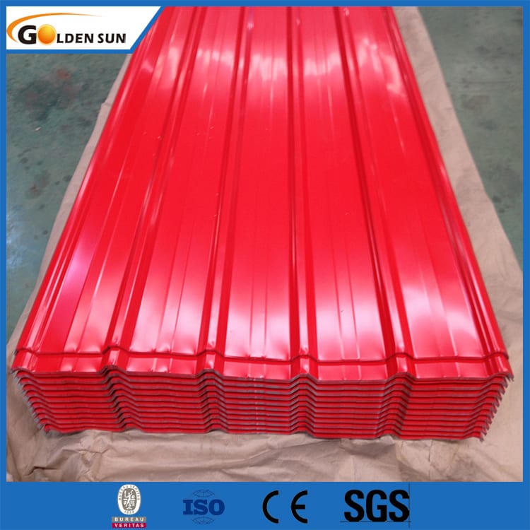 Good quality Iron Pipe - Prepainted Steel PPGI Corrugated Sheet – Goldensun