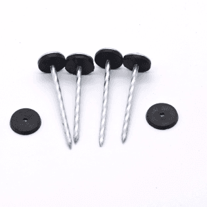 Umbrella Head roofing nails with washer