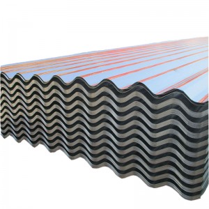 22 Gauge Corrugated Galvanized Zinc Tectum rudentis / Ferrum Steel Tin Roof