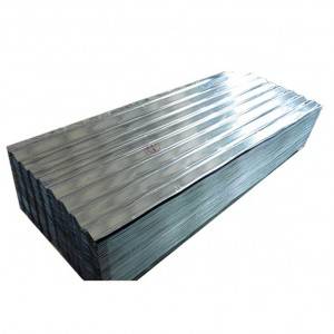 JIS SGCC SGCH G550 Cuberta de aceiro por inmersión en quente 0,45 mm Chapa de tellado corrugado galvanizado
