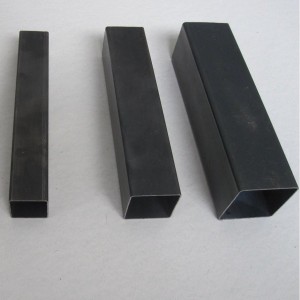 Kina leverandør af høj kvalitet sort ms firkantet stålrør
