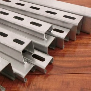 ທີ່ນິຍົມທີ່ມີຄຸນນະພາບສູງ Customized Steel galvanized bracket metal c channel for ceiling
