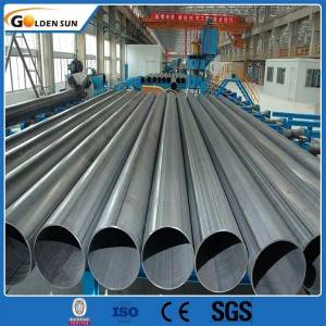 Cold Rolled Welded Carbon ERW Steel Round Pipe Para sa Steel Structure