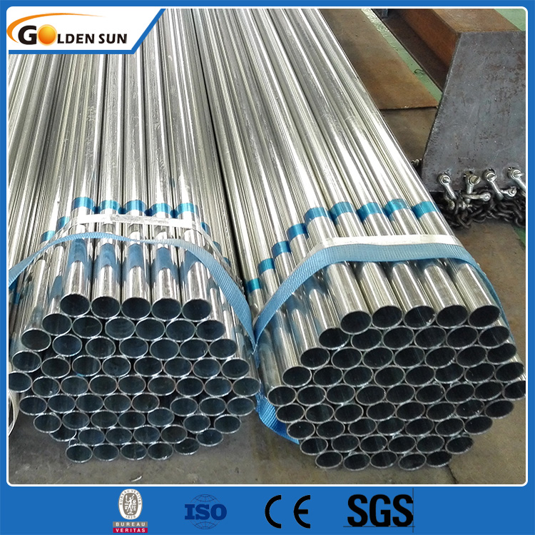 Reliable Supplier Galvanized Square Tube - Factory Wholesale Prime Quality Carbon Round/Square Gi Steel Pipe – Goldensun