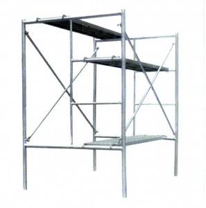 Enostavna namestitev aluminijastih konstrukcijskih stopniščnih odrov za gradnjo na prostem