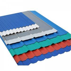 Výroba barevné střechy s cenovou vlnitou střešní krytinou PPGI list