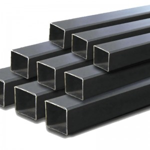Мултифункционална цевка 60mm за рамка скеле erw црна квадратна челична цевка со висок квалитет