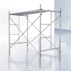Pre-galvanized H frame scaffolding ladder working platform easy to operate scaffolding
