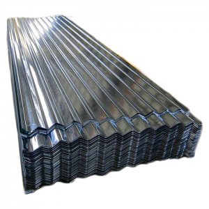 22 Gauge Corrugated Galvanized Seng gendheng Lembar / wesi Steel Timah gendheng
