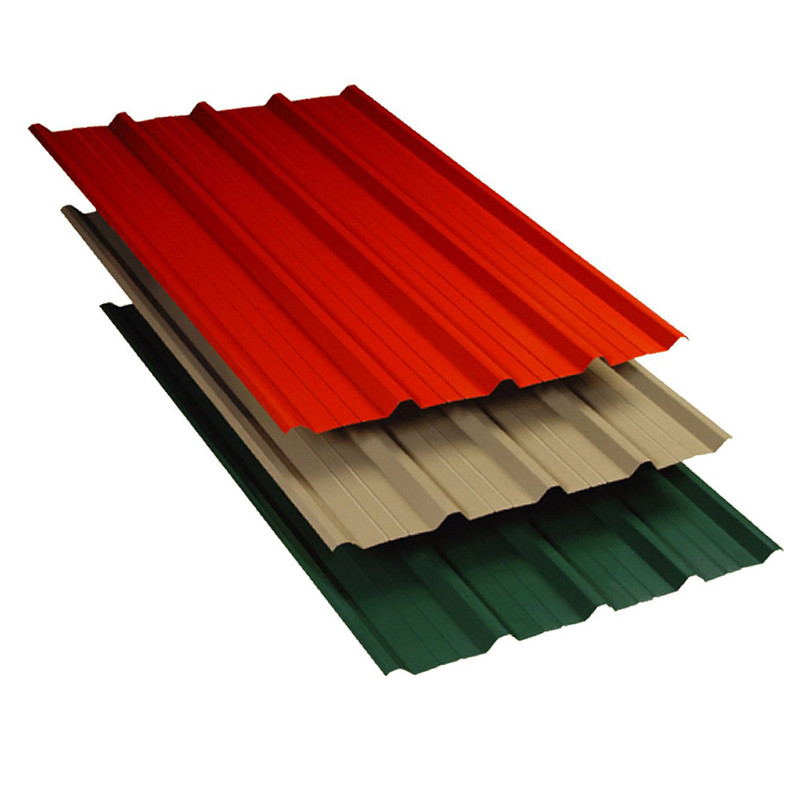 Good quality Light Steel House Luxury - zinc coated colorful roofing steel corrugated sheet/sheet metal roofing for sale – Goldensun