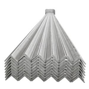 Slotted steel angle bar galvanized with holes