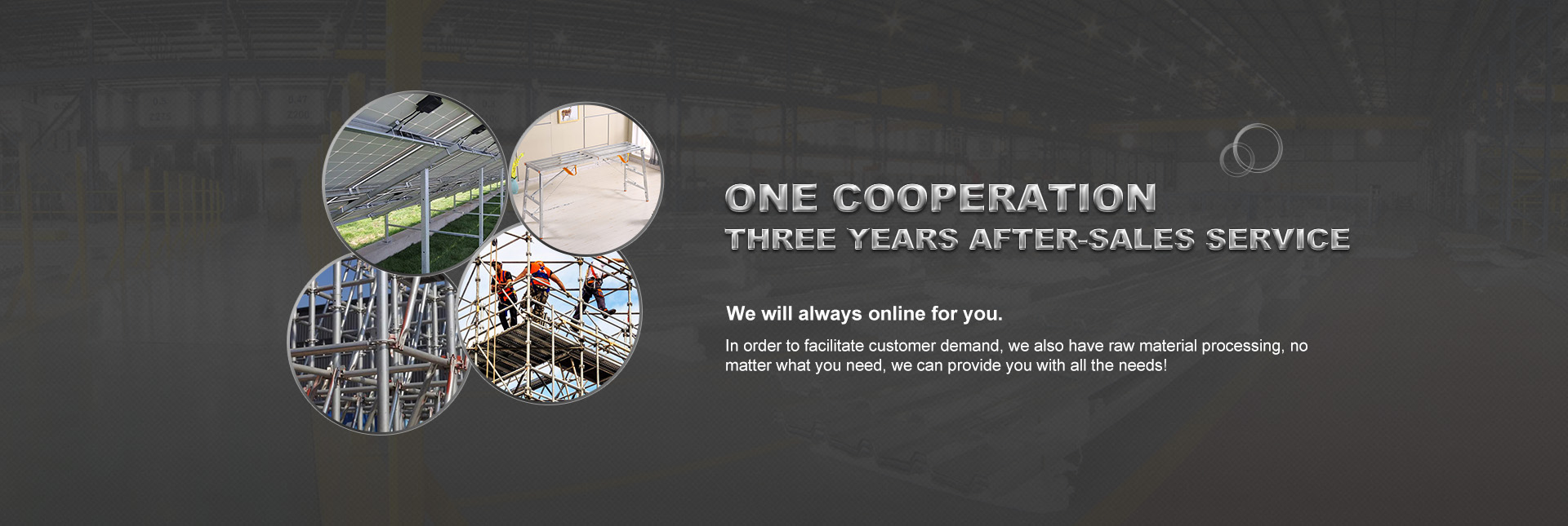 One cooperation, three years after-sales service