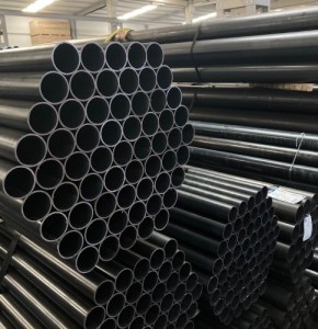 High Quality Black round pipe iron tube welded steel pipes