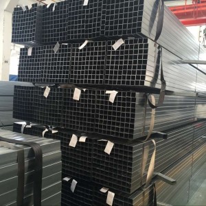 Amanani I-Iron Pipe 6 Meter Welded Steel Pipe Erw Black Square Steel Pipe