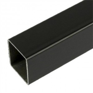 Чорна Ms пластична квадратна залізна сталева труба