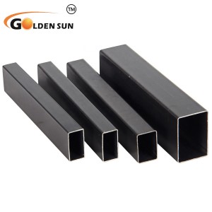 Bottom price black hollow section tube annealed pipe