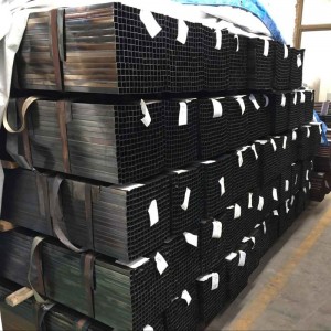 Square Rectangle pipe Hollow Iron Pipe Welded Black Steel Pipe