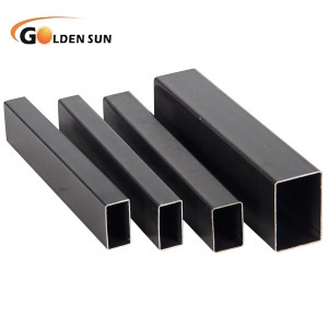 MS Welded Square Black Carbon Steel Pipes