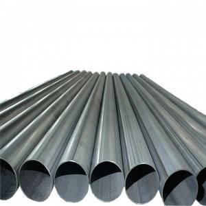 Factory price Mild steel black carbon round steel pipe price per meter