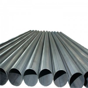 Hot rolled black round carbon steel welded pipe para sa sports equipment