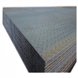 Q235B presyo ng checkered plate astm a36 steel equivalent a283 gr.c checkered steel plate size 3-12 mm kapal