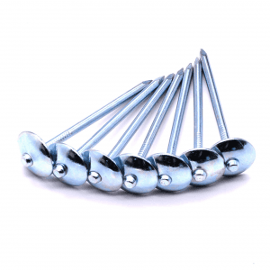 Umbrella twisted smooth galvanized roofing nails price with washer