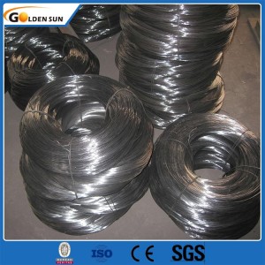 Materiali ndërtimor i fabrikës së Kinës me tela lidhëse hekuri me tërheqje të ftohtë të fortë, i pjekur i zi