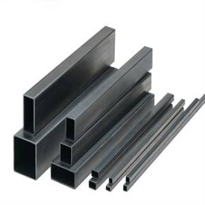 ERW Q195 Q235 Q355 sort rektangulært stålrør