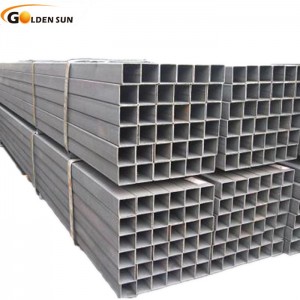 Ms Erw Black square Hollow Section Steel Pipe/tubes rhs/shs