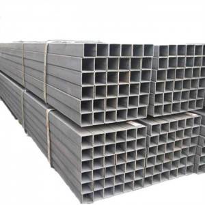 Superior Qualitéit décke Mauer Galvanized Square Carbon Steel Pipe Fir Miwwelen