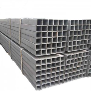 Surface Coated Oil Tube Round ERW Welded Square Iron Pipe with Galvanized Coated