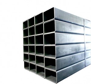 square rectangular structural hollow metal steel pipe / tubo