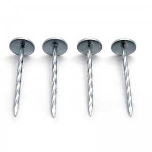 Construction Material Galvanized umbrella head nail roofing nails