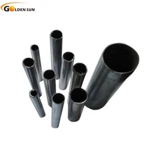 ASTM ERW Black Carbon Welded Steel Round Pipe ug Tube Para sa Muwebles