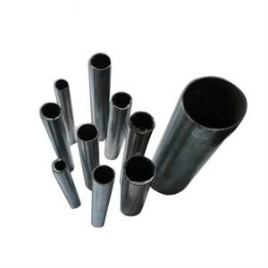 Preço de fábrica tubo de aço redondo carbono preto de aço suave preço por metro