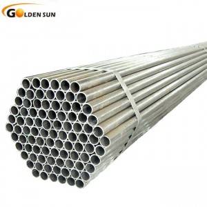 Hot Dip Galvanized Rûne Steel Pipe GI Pipe Pre Galvanized Steel Pipe Galvanized Tube Foar Bouw