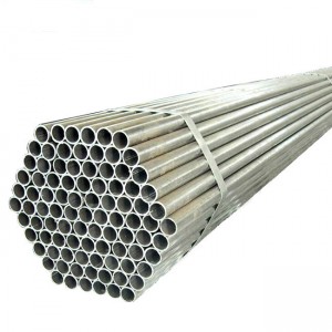 Q195 Q235 gi mite tubo tondo in ferro cavo tubo tondo in acciaio zincato con rivestimento in zinco