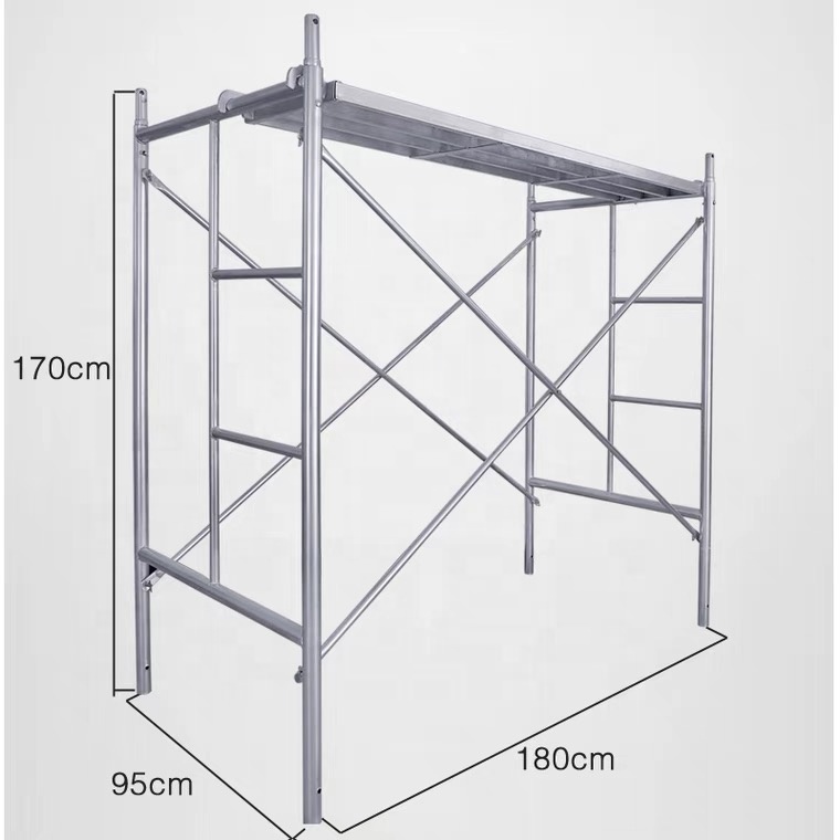 Pre-galvanized H frame scaffolding ladder working platform Featured Image