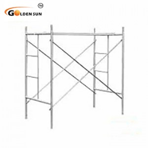 Galvanized H Frame Scaffolding Metal Ladder Frame Scaffold