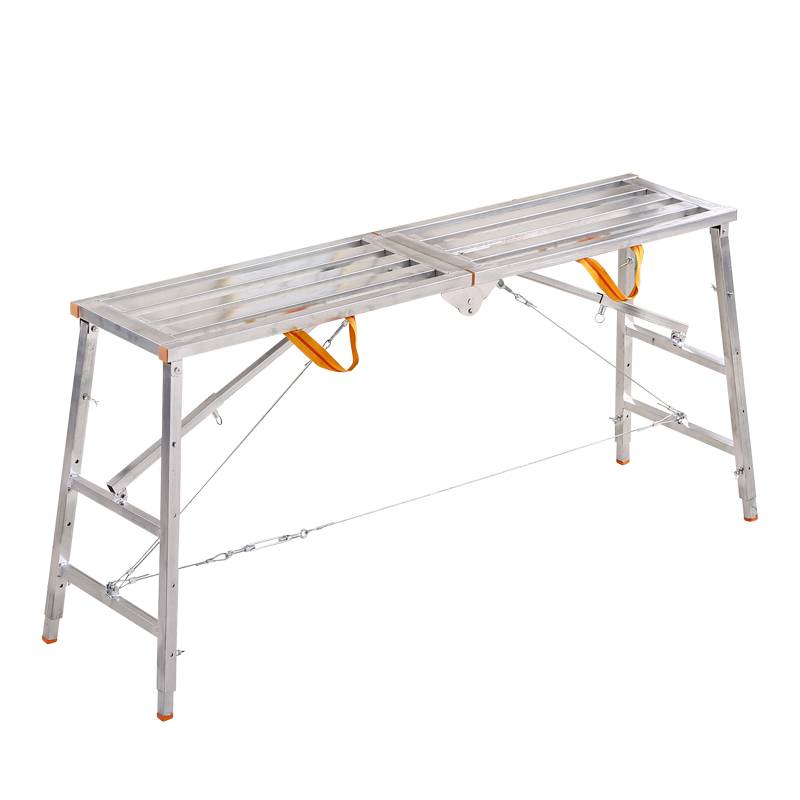 Factory directly Galvanized Steel Checkered Plate - 1.6m multipurpose ladder work platform – Goldensun